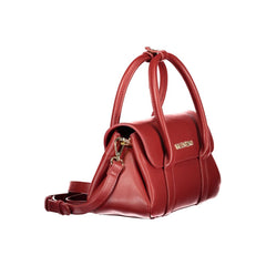 Mario Valentino Rosso Polyurethan Damen Handtasche