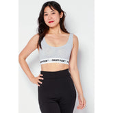 Philipp Plein Gray Cotton Tank Tops