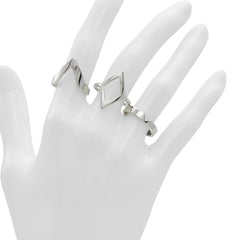 ALDO Silver Elastane Ring