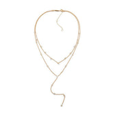ALDO Gold Elastane Necklace