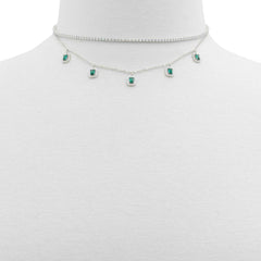 ALDO Green Elastane Necklace