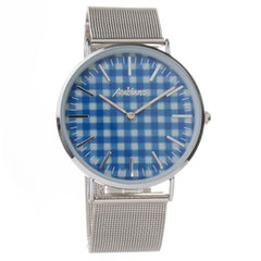 ARABIANS Silberne Edelstahl-Armbanduhr