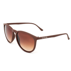 LONDONBE Braune Sonnenbrille mit eingespritztem Rahmen