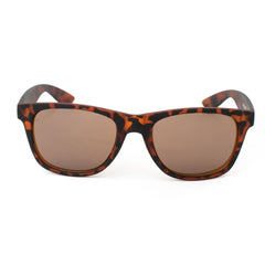 LONDONBE Braune Sonnenbrille mit eingespritztem Rahmen