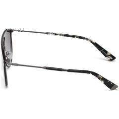 WEB EYEWEAR Sonnenbrille aus grauem Metall