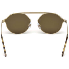 WEB EYEWEAR Goldene Sonnenbrille aus Metall