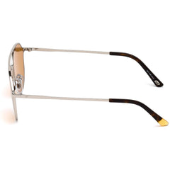 WEB EYEWEAR Sonnenbrille aus silbernem Metall