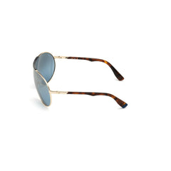 WEB EYEWEAR Goldene Sonnenbrille aus Metall