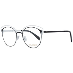 Emilio Pucci Brille aus schwarzem Metall (Gestell)