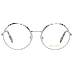 Emilio Pucci Brille aus grauem Metall (Gestell)