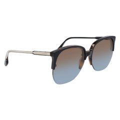 Victoria Beckham Sonnenbrille aus schwarzem Acetat