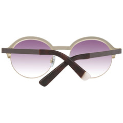 WEB EYEWEAR Goldene Sonnenbrille aus Metall