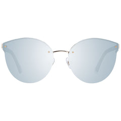 WEB EYEWEAR Gold Metal Sunglasses