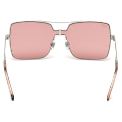 WEB EYEWEAR Sonnenbrille aus silbernem Metall