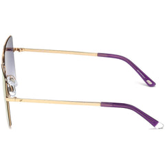 WEB EYEWEAR Goldene Sonnenbrille aus Metall