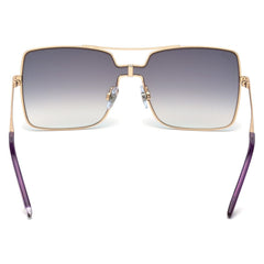 WEB EYEWEAR Goldene Sonnenbrille aus Metall