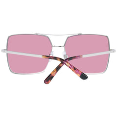 WEB EYEWEAR Sonnenbrille aus silbernem Metall