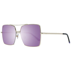 WEB EYEWEAR Sonnenbrille aus silbernem Metall