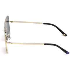 WEB EYEWEAR Sonnenbrille aus silbernem Metall