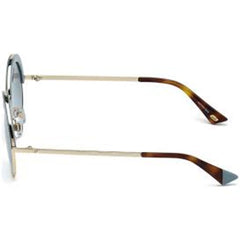 WEB EYEWEAR Goldene Sonnenbrille aus Metall