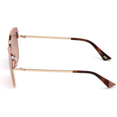 WEB EYEWEAR Goldene Sonnenbrille aus Metall