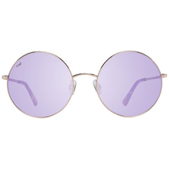 WEB EYEWEAR Goldene Sonnenbrille aus Metall