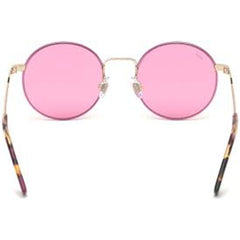 WEB EYEWEAR Sonnenbrille aus pinkem Metall