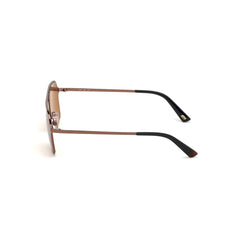 WEB EYEWEAR Gold Metal Sunglasses