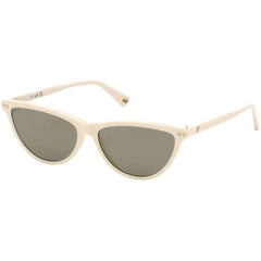 WEB EYEWEAR Sonnenbrille aus weißem Acetat