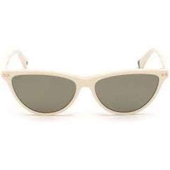 WEB EYEWEAR Sonnenbrille aus weißem Acetat