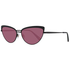 WEB EYEWEAR Black Metal Sunglasses