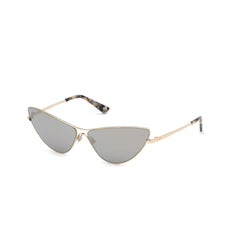 WEB EYEWEAR Goldene Sonnenbrille aus Metall