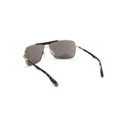 WEB EYEWEAR Goldene Sonnenbrille aus Metall
