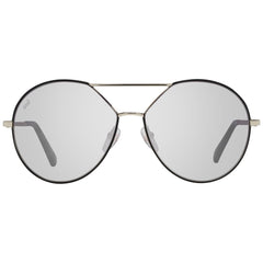 WEB EYEWEAR Goldene Sonnenbrille aus Metall