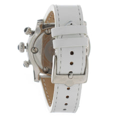 GLAM ROCK Schwarze Lederarmbanduhr