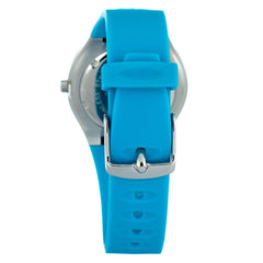 JUSTINA Blaue Kautschuk-Armbanduhr