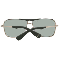 WEB EYEWEAR Goldene Sonnenbrille aus Metall