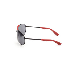 WEB EYEWEAR Black Metal Sunglasses