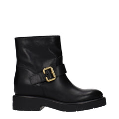 Chloé Stiefeletten aus schwarzem Leder