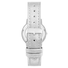 Juicy Couture Silberfarbene Kunststoff-Damenuhr