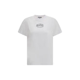 Ganni White Cotton T-Shirt