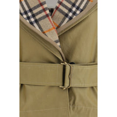 Burberry Beige Cotton Full-Length Jacket