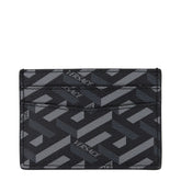 Versace Black Fabric Cardholder