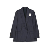 Brunello Cucinelli Blauer Blazer aus Schurwolle
