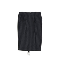 Brunello Cucinelli Gray Virgin Wool Long Skirt