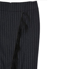 Brunello Cucinelli Gray Virgin Wool Long Skirt