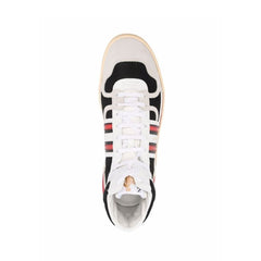 Lanvin Black Calfskin High Top Sneakers