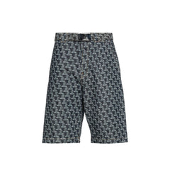 Lanvin Blue Cotton Shorts