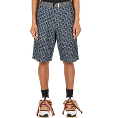 Lanvin Blue Cotton Shorts