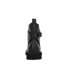 Valentino Garavani Black Calfskin Lace-Up Boots